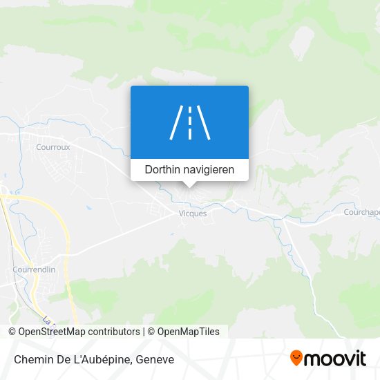 Chemin De L'Aubépine Karte