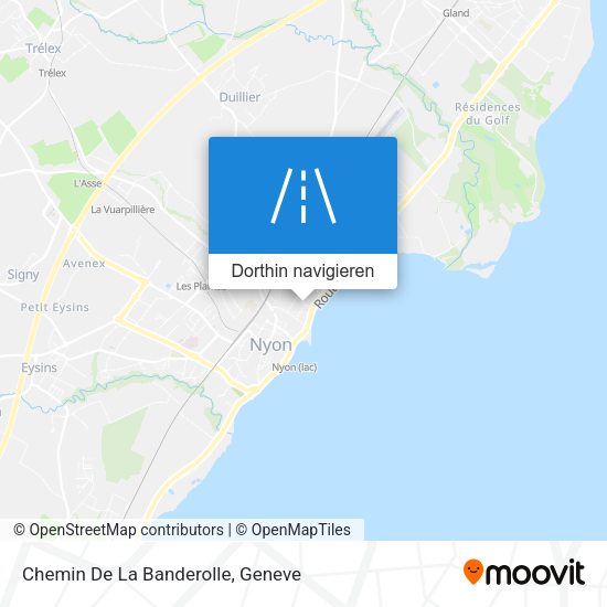 Chemin De La Banderolle Karte
