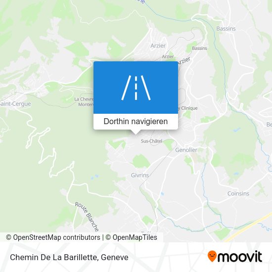 Chemin De La Barillette Karte