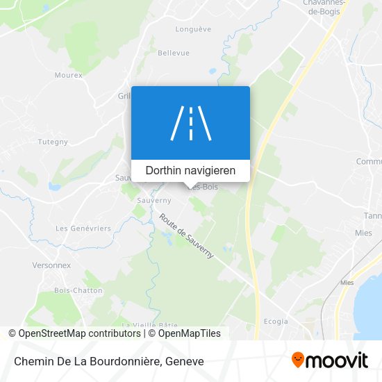 Chemin De La Bourdonnière Karte