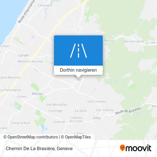 Chemin De La Brasière Karte