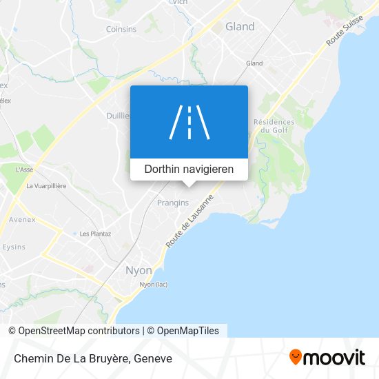 Chemin De La Bruyère Karte