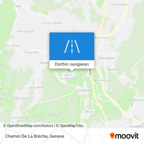 Chemin De La Brèche Karte