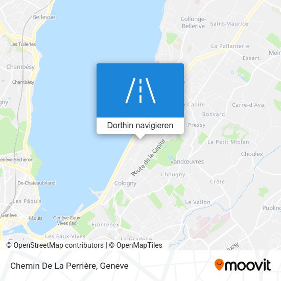 Chemin De La Perrière Karte