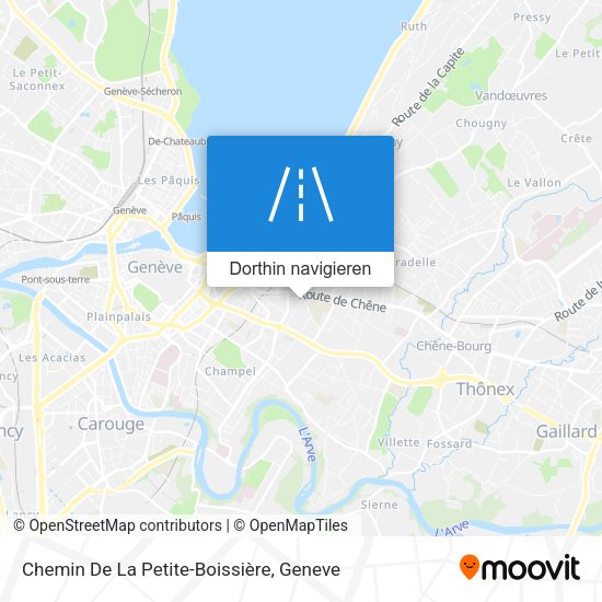 Chemin De La Petite-Boissière Karte