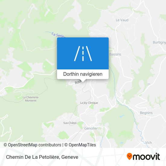 Chemin De La Petolière Karte