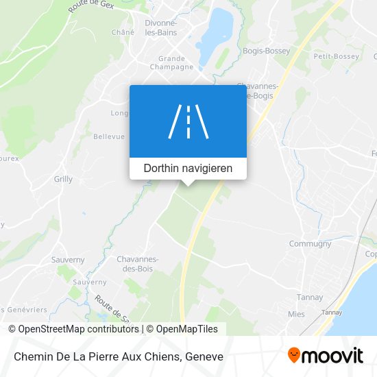 Chemin De La Pierre Aux Chiens Karte