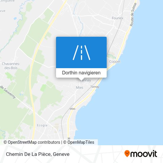 Chemin De La Pièce Karte