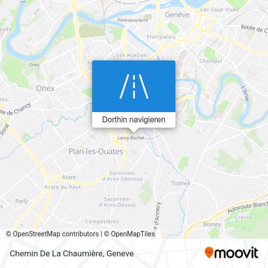 Chemin De La Chaumière Karte