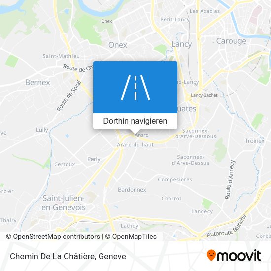 Chemin De La Châtière Karte