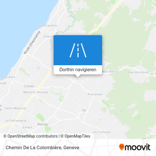 Chemin De La Colombière Karte