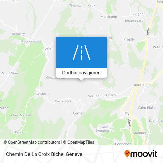 Chemin De La Croix Biche Karte
