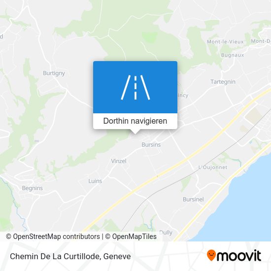 Chemin De La Curtillode Karte
