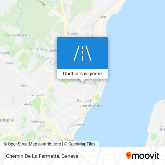 Chemin De La Fermette Karte