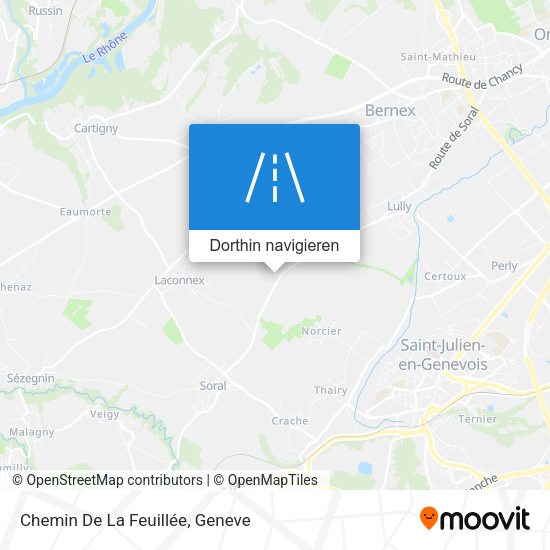 Chemin De La Feuillée Karte