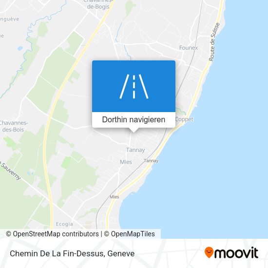 Chemin De La Fin-Dessus Karte