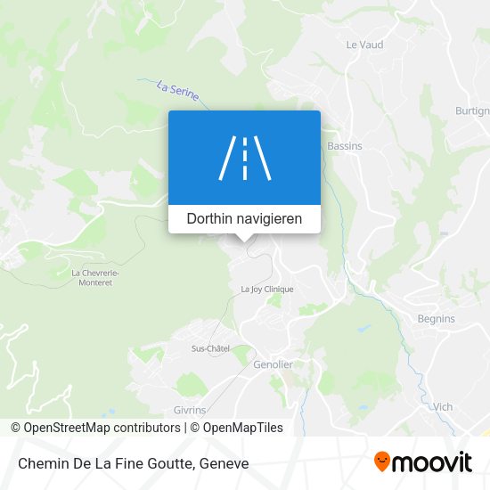 Chemin De La Fine Goutte Karte