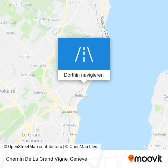 Chemin De La Grand Vigne Karte