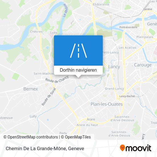 Chemin De La Grande-Mône Karte