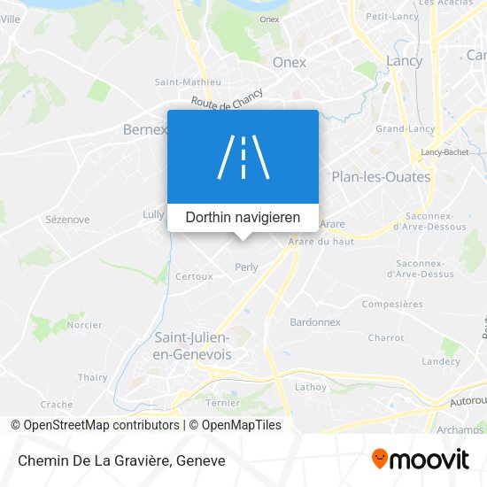 Chemin De La Gravière Karte