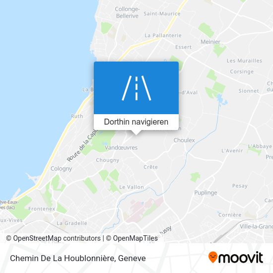 Chemin De La Houblonnière Karte