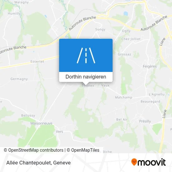 Allée Chantepoulet Karte