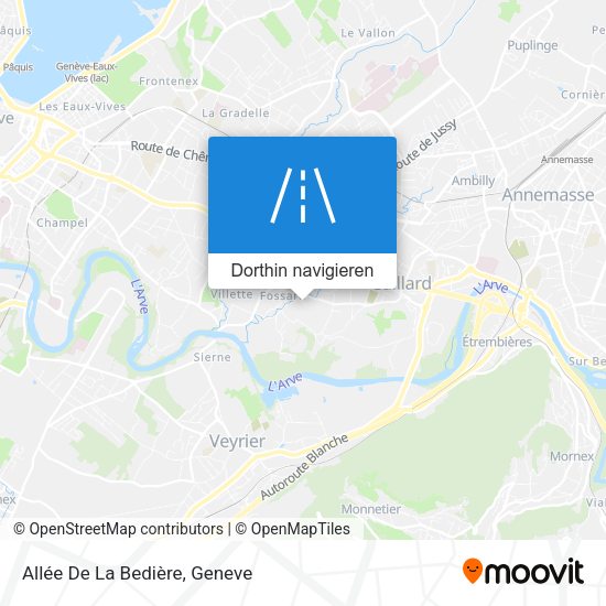 Allée De La Bedière Karte