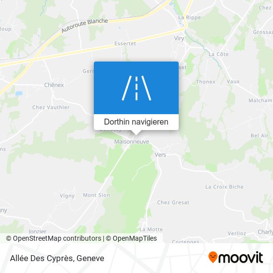 Allée Des Cyprès Karte