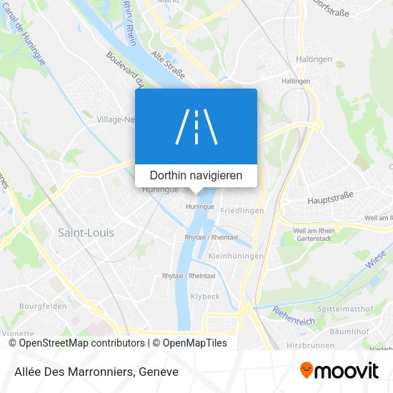 Allée Des Marronniers Karte