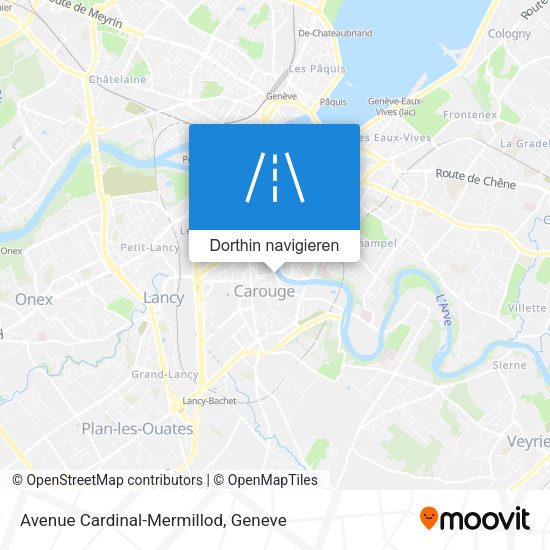 Avenue Cardinal-Mermillod Karte