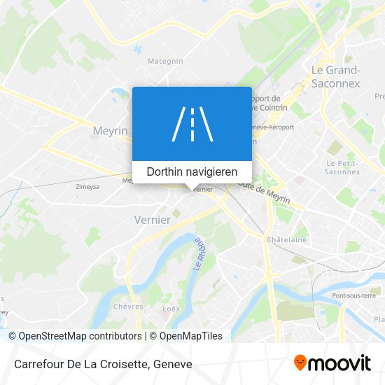 Carrefour De La Croisette Karte