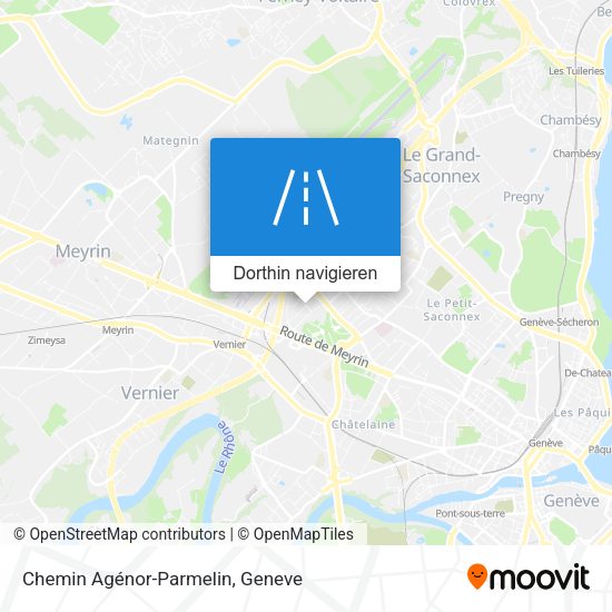 Chemin Agénor-Parmelin Karte