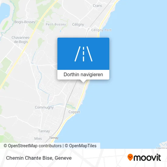 Chemin Chante Bise Karte