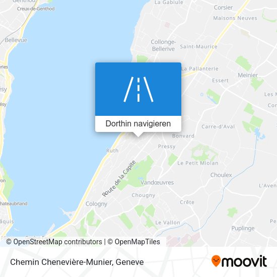Chemin Chenevière-Munier Karte