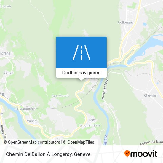 Chemin De Ballon À Longeray Karte