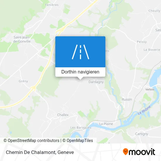 Chemin De Chalamont Karte