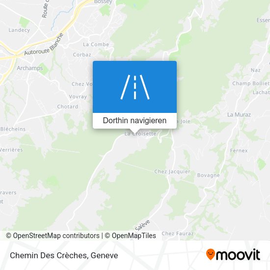 Chemin Des Crèches Karte