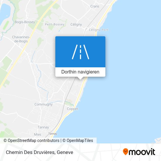 Chemin Des Druvières Karte