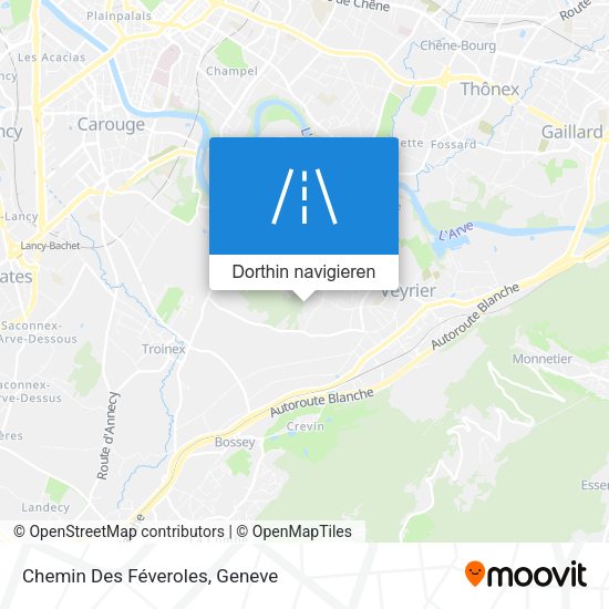 Chemin Des Féveroles Karte