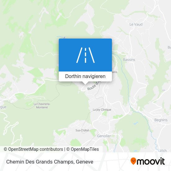 Chemin Des Grands Champs Karte