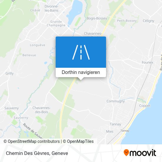Chemin Des Gèvres Karte