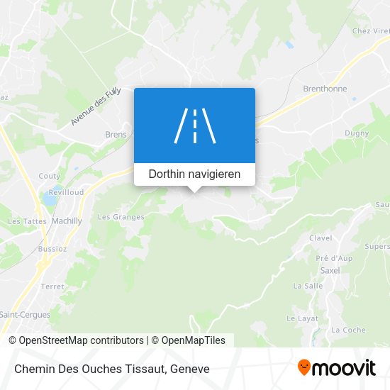 Chemin Des Ouches Tissaut Karte