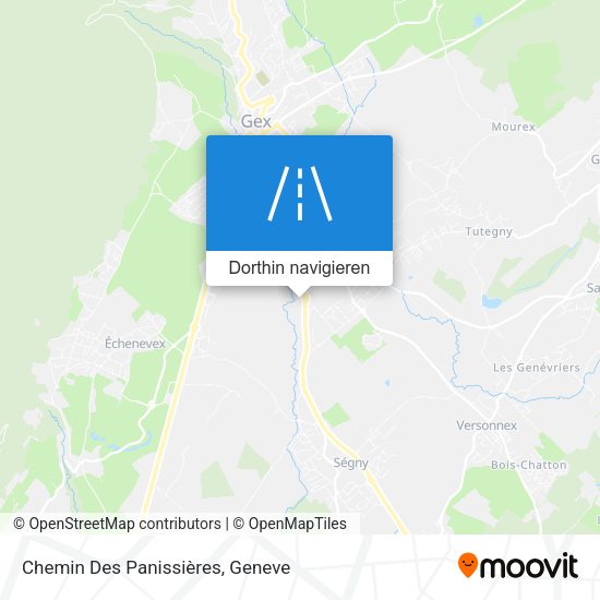 Chemin Des Panissières Karte