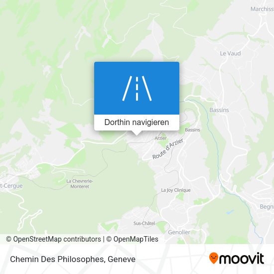 Chemin Des Philosophes Karte