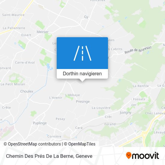 Chemin Des Prés De La Berne Karte