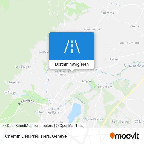 Chemin Des Prés Tiers Karte