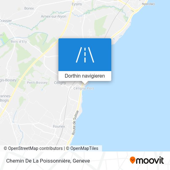 Chemin De La Poissonnière Karte