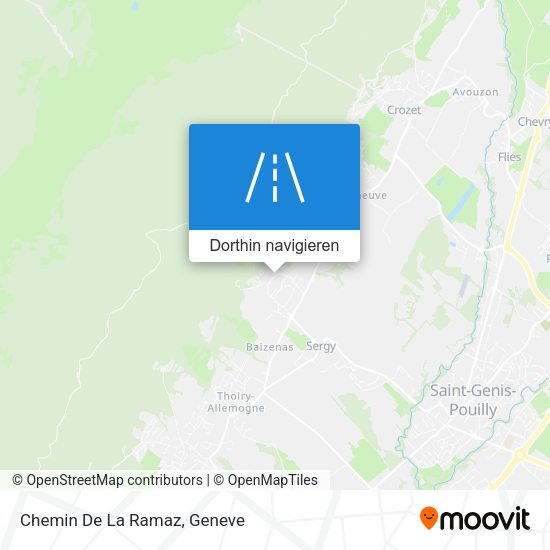 Chemin De La Ramaz Karte