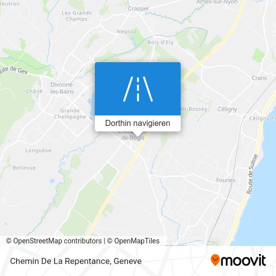 Chemin De La Repentance Karte
