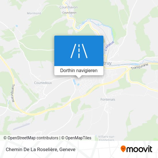 Chemin De La Roselière Karte